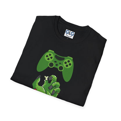 Zombie reaching for controller T-shirt