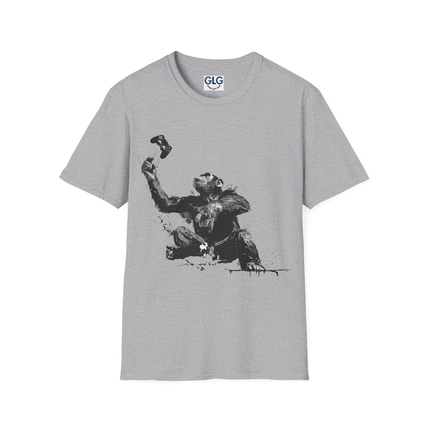 Monkey throwing video game controller T-Shirt