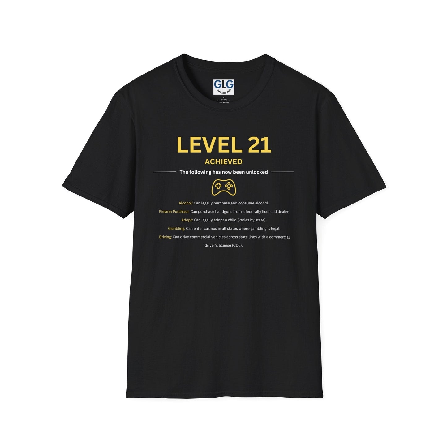 LEVEL 21 The following has now been unlocked T-Shirt