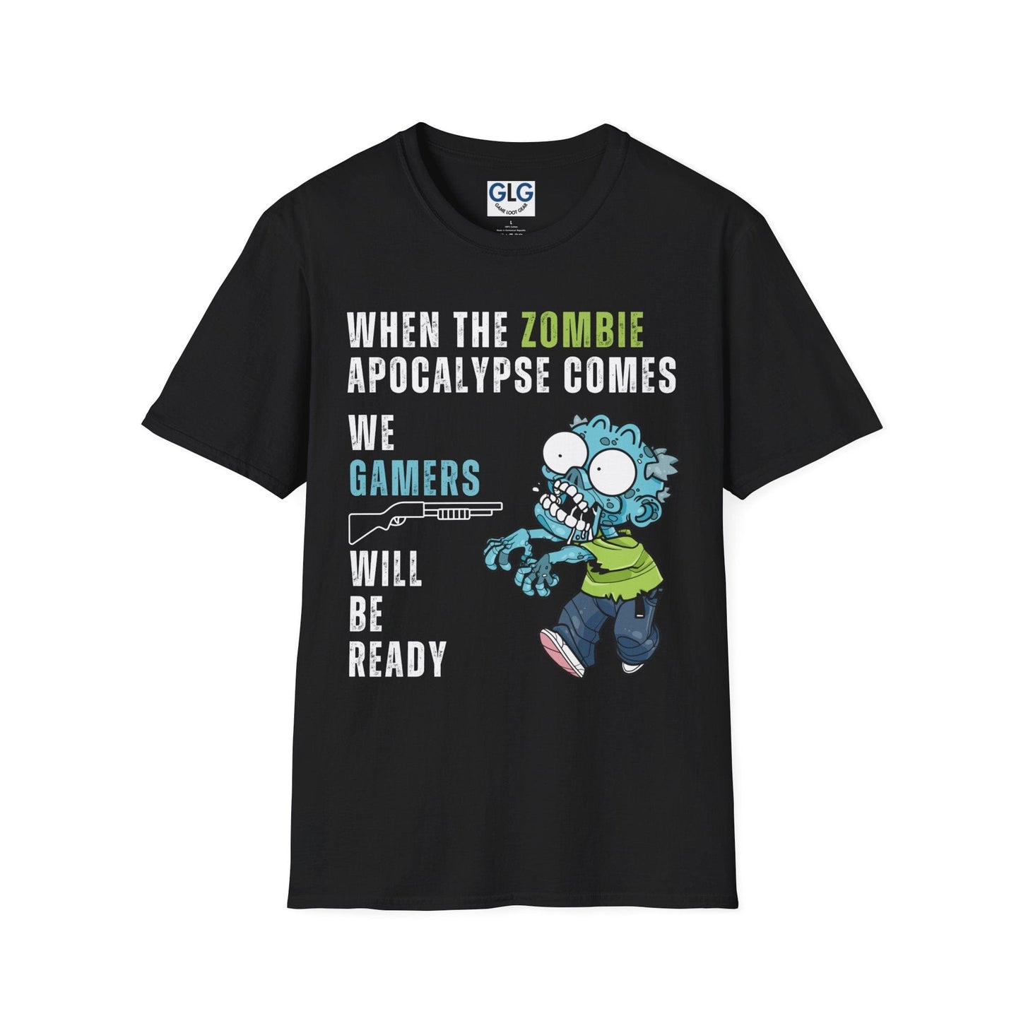 When the zombie apocalypse comes. We Gamers will be ready. T-Shirt