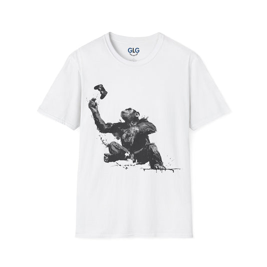 Monkey throwing video game controller T-Shirt