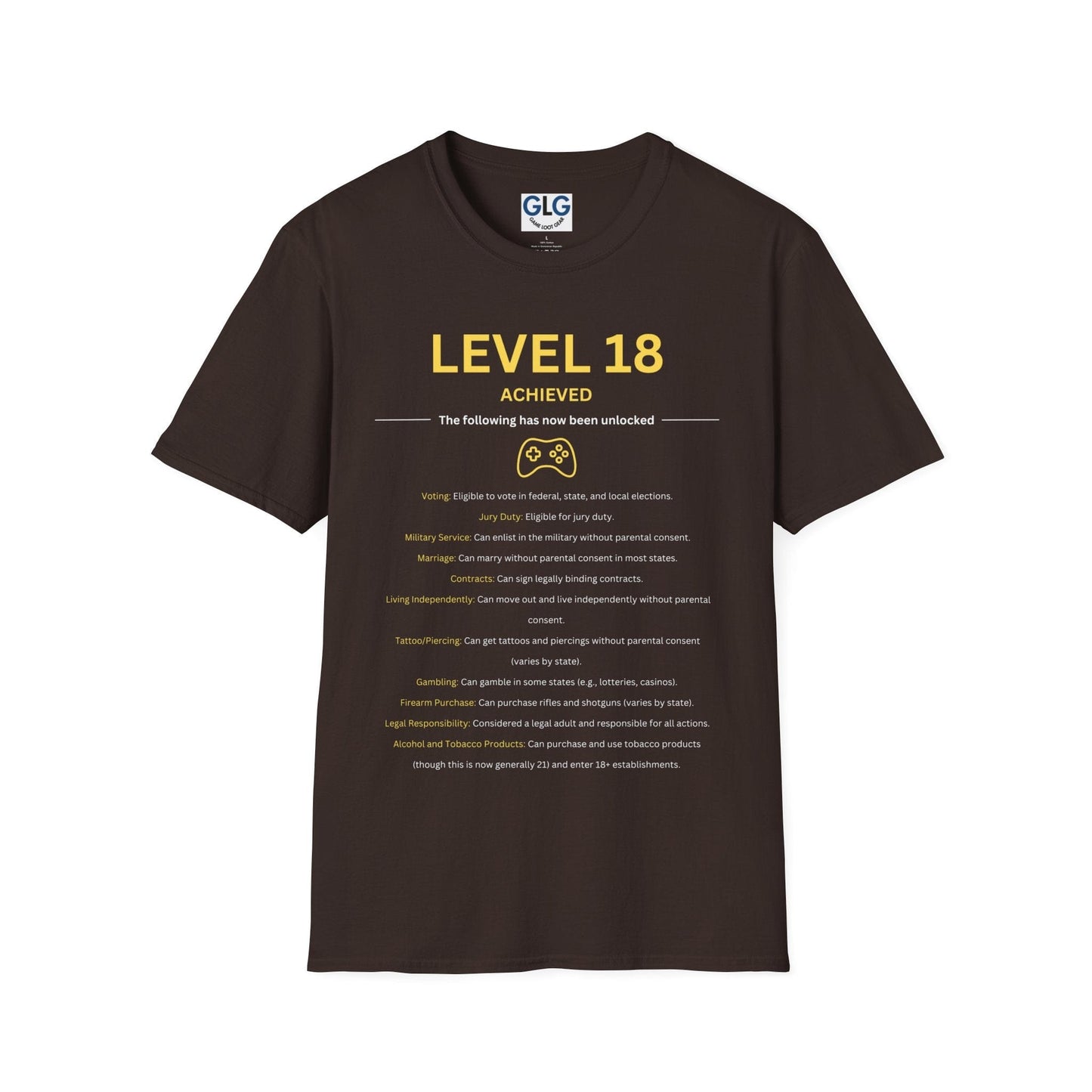 LEVEL 18 The following has now been unlocked T-Shirt