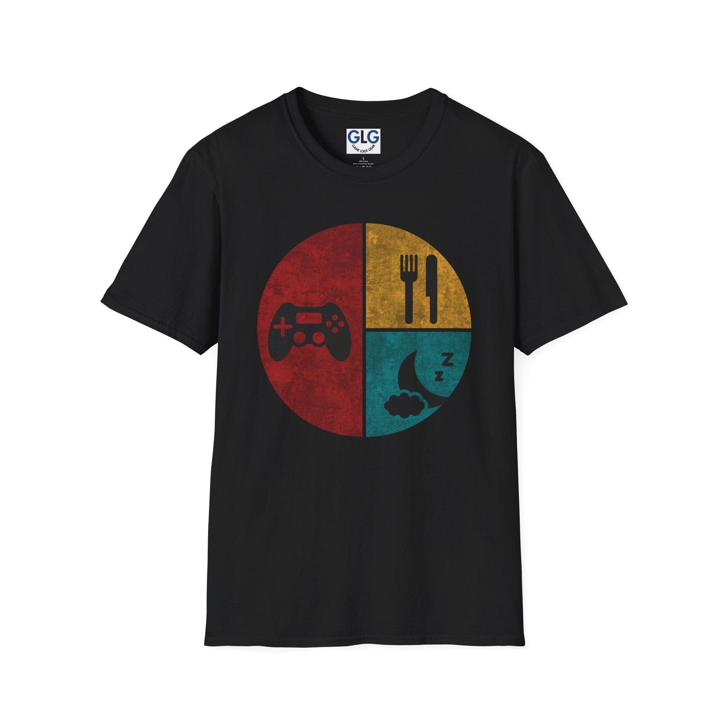 Game Eat Sleep, Pie Chart T-Shirt