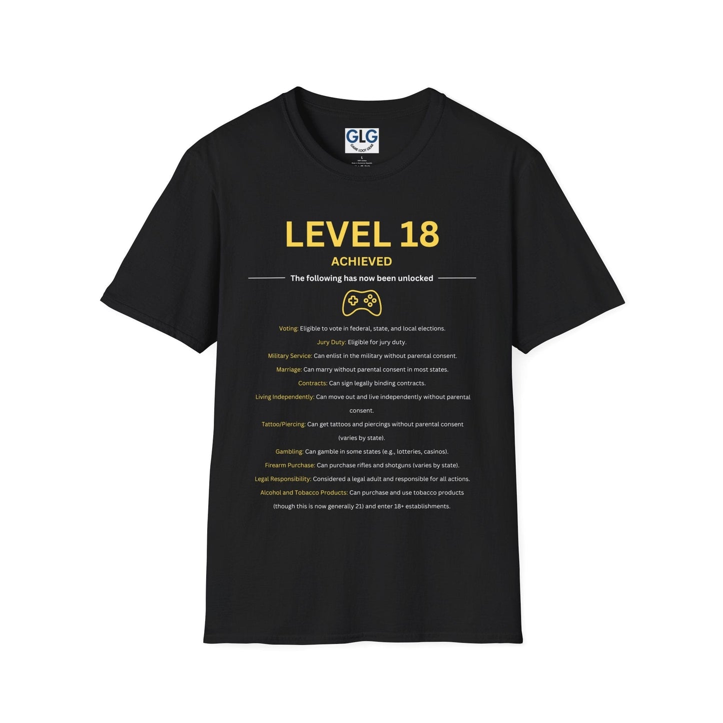 LEVEL 18 The following has now been unlocked T-Shirt