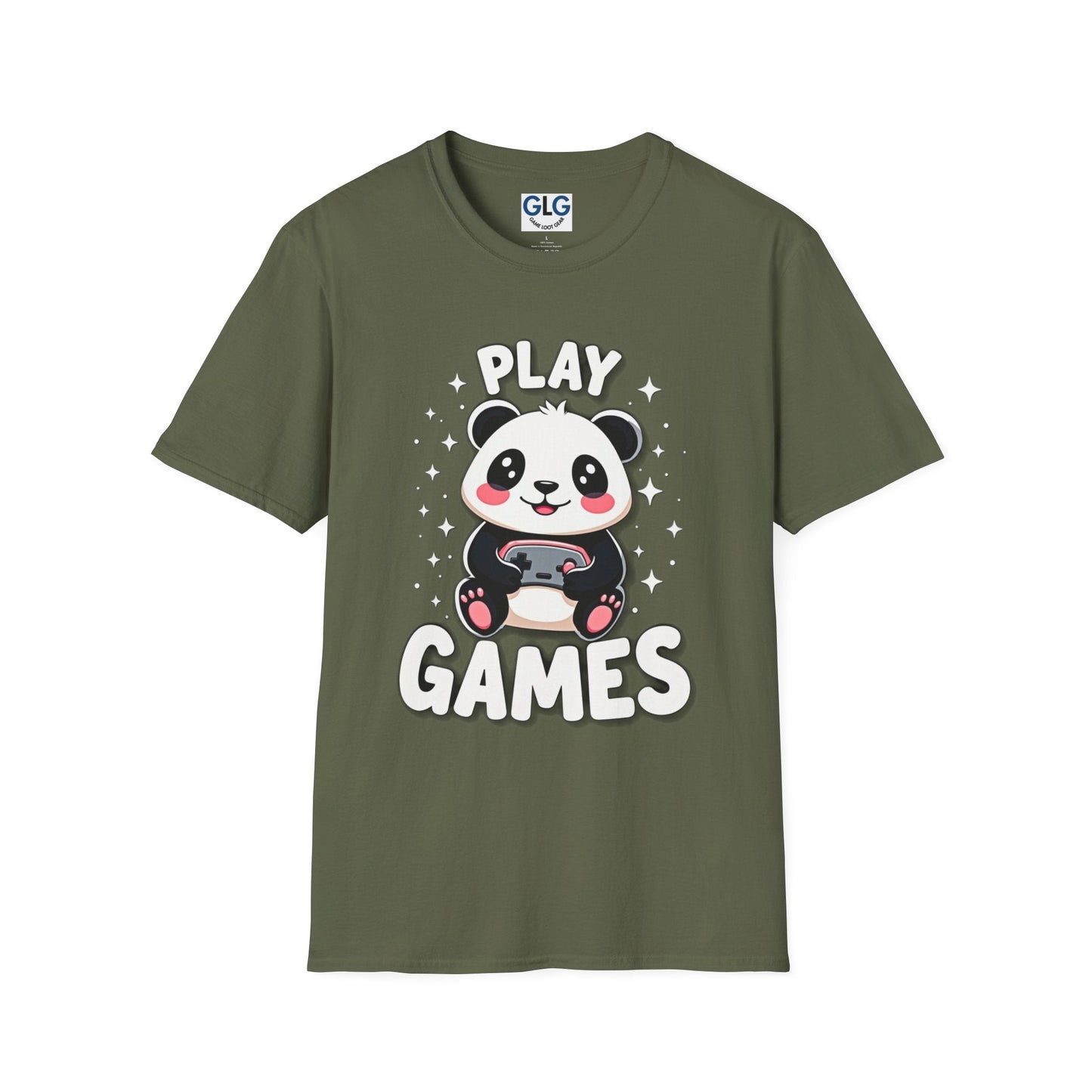 Play Games Panda T-shirt