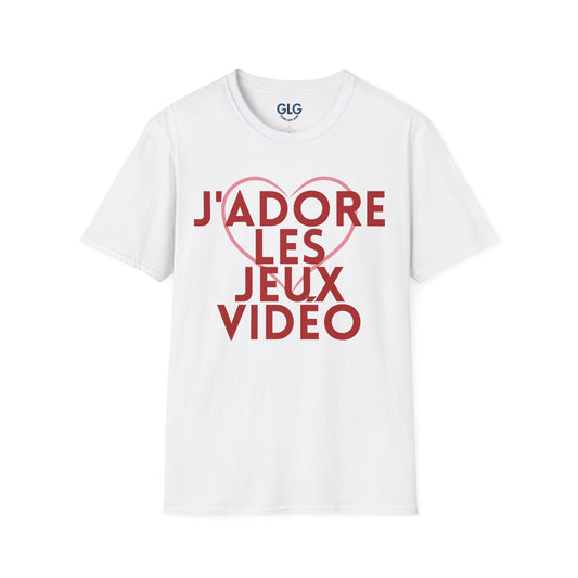 J'adore les jeux vidéo (I Love Video Games, in French) T-Shirt