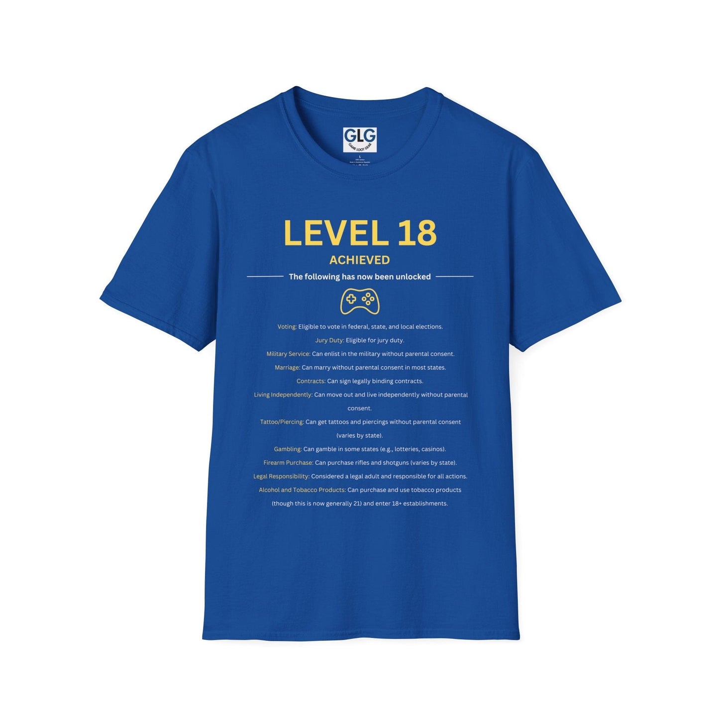 LEVEL 18 The following has now been unlocked T-Shirt