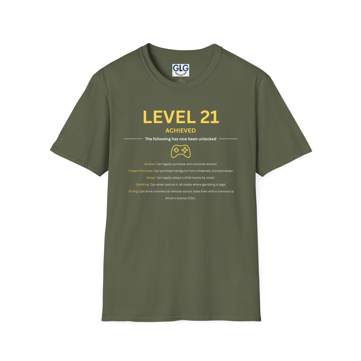 LEVEL 21 The following has now been unlocked T-Shirt