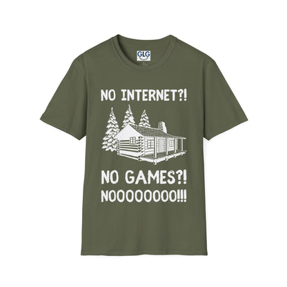 No Internet?! No Games?! NOOO!!! T-shirt